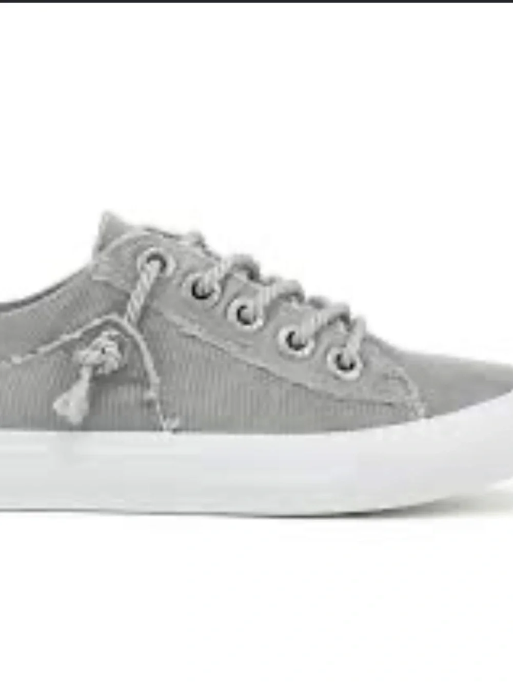Blowfish Malibu Women’s Gray Canvas Slip-On Sneakers